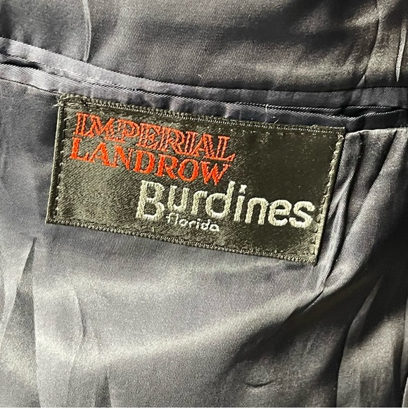 Vintage 1960s–70s Burdines Imperial Landrow Pinstripe Sport Coat Blazer - Picture 6 of 8